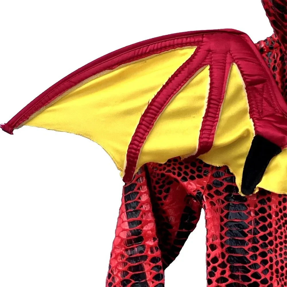 Dragon Costume 3T Spooktacular Creations Red Child 3-5 years Ren Faire Dress Up